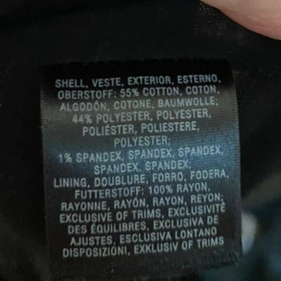 Anthropologie Maeve Kanara Cotton Knit Faux Wrap Geometric Print Pencil Skirt - Picture 10 of 13